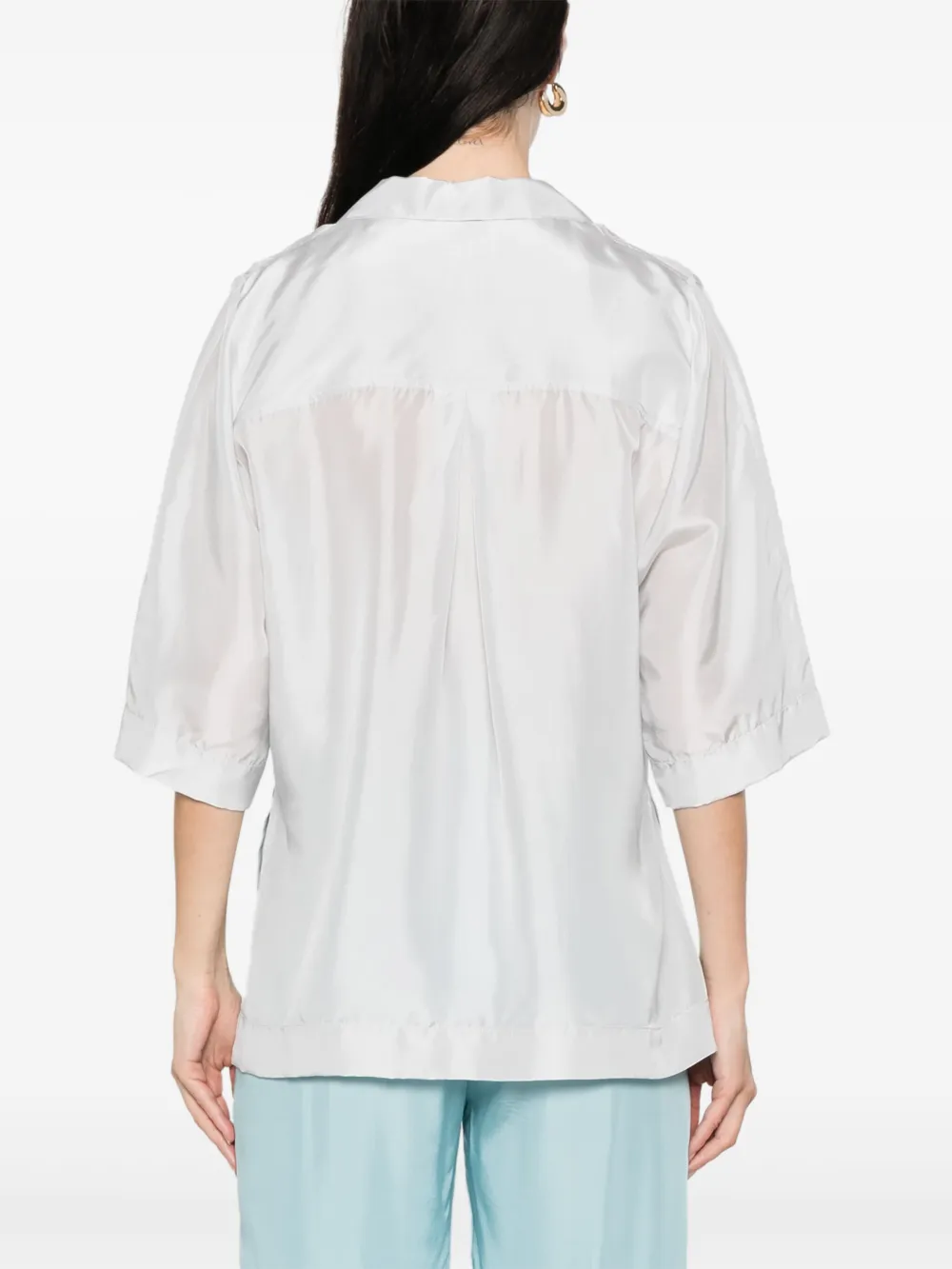 FORTE FORTE SILK SHIRT 