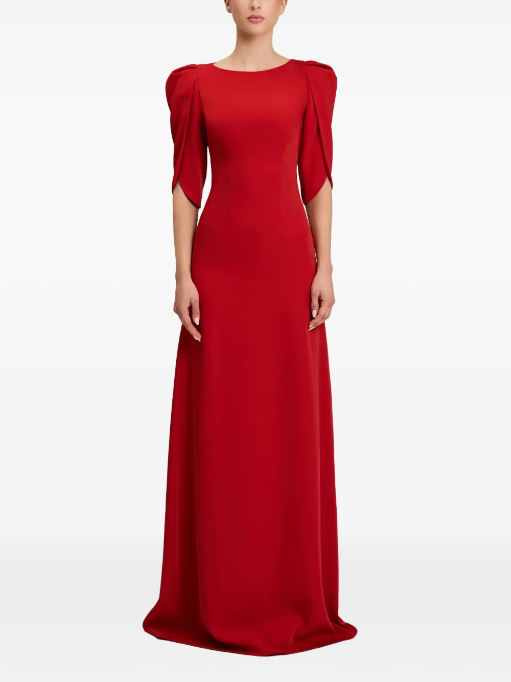 CRISTALLINI Blanca maxi-jurk Rood