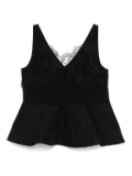 3.1 Phillip Lim peplum tank top - Black