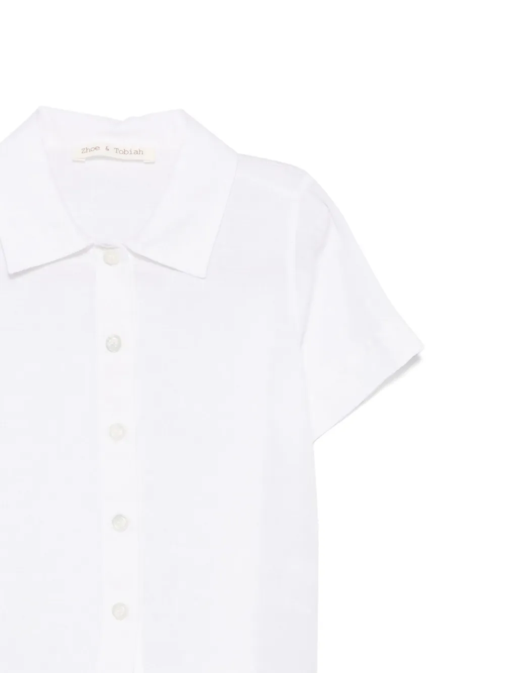 Shop Zhoe & Tobiah Buttoned Shirt In White