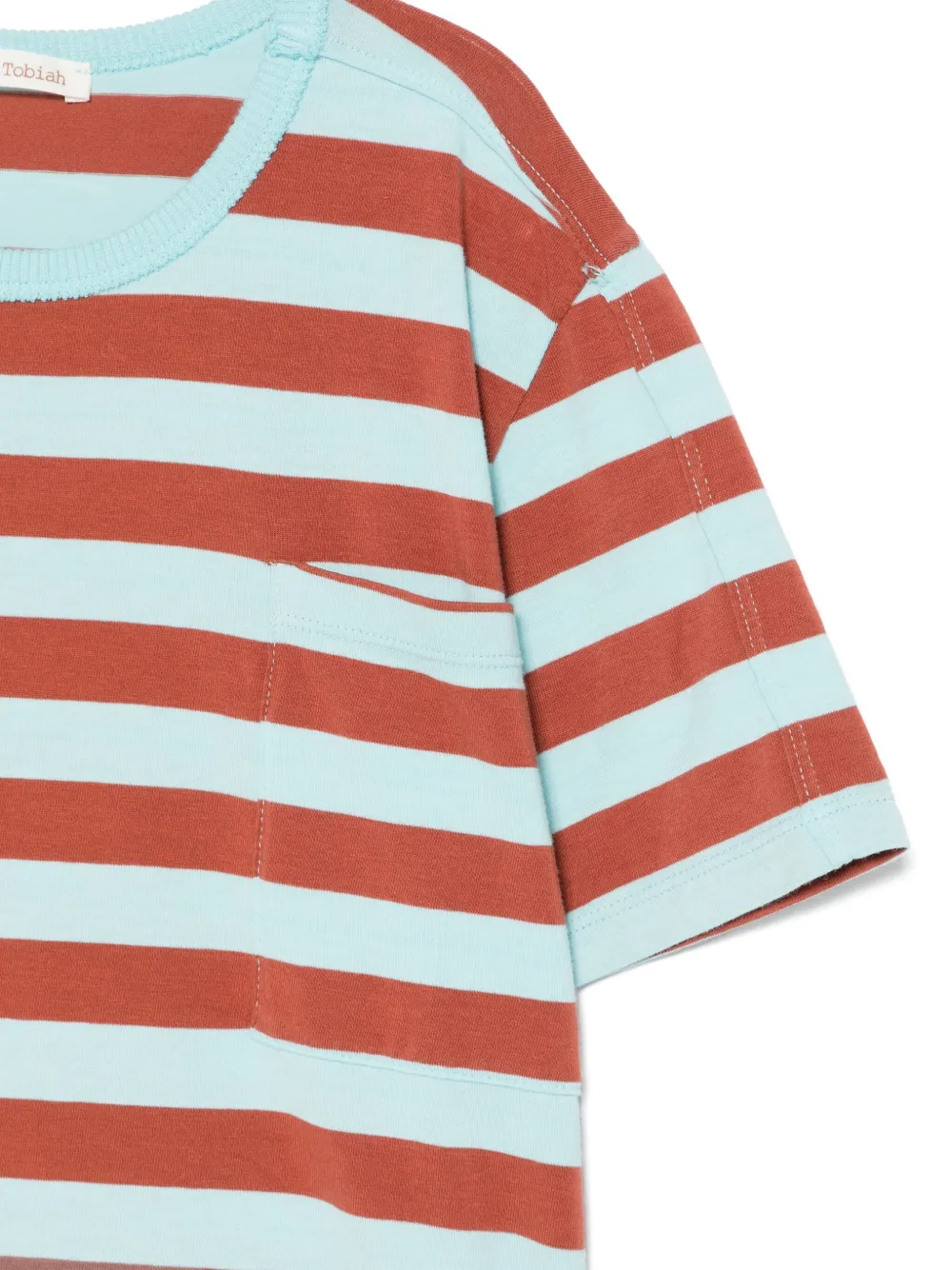 Zhoe & Tobiah Gestreept T-shirt Blauw