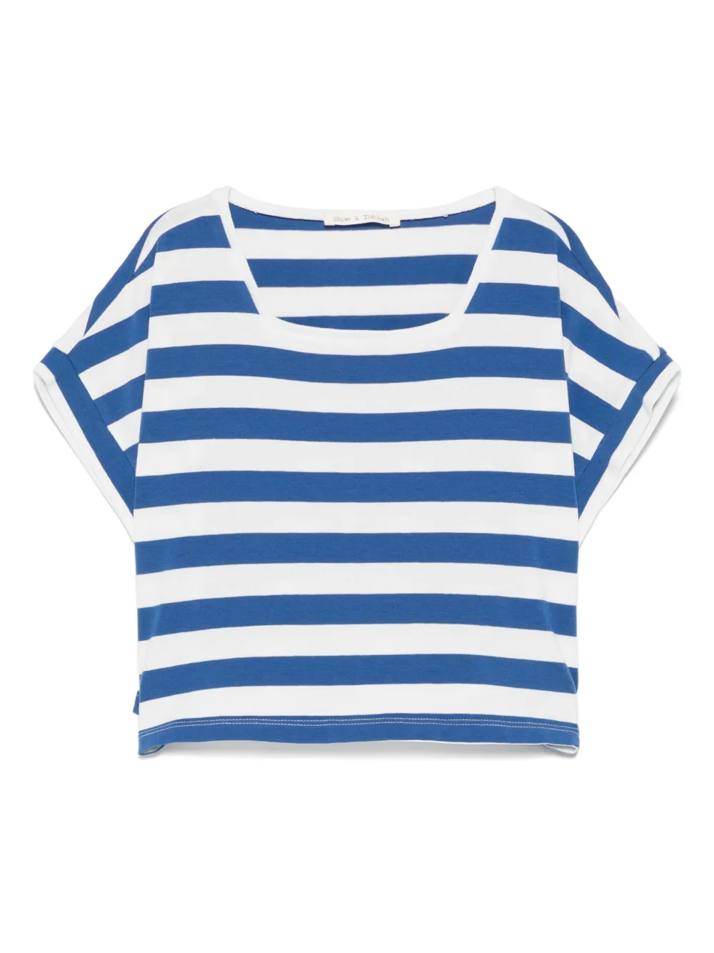 Zhoe & Tobiah striped T-shirt | White | Image 1