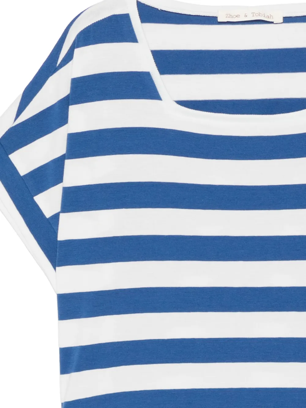 Zhoe & Tobiah Gestreept T-shirt Wit