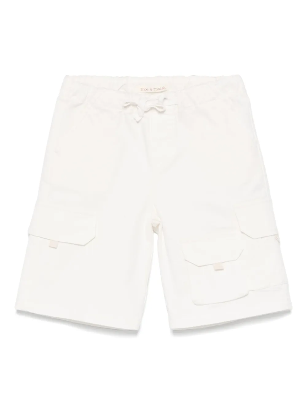 Shop Zhoe & Tobiah Cargo Shorts In 白色