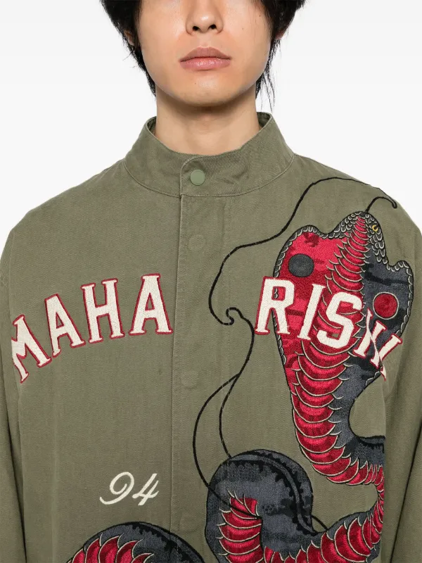 Maharishi Cobra Fishtail Parka Green FARFETCH BE