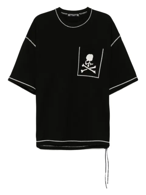 Mastermind Japan cross-stitch T-shirt