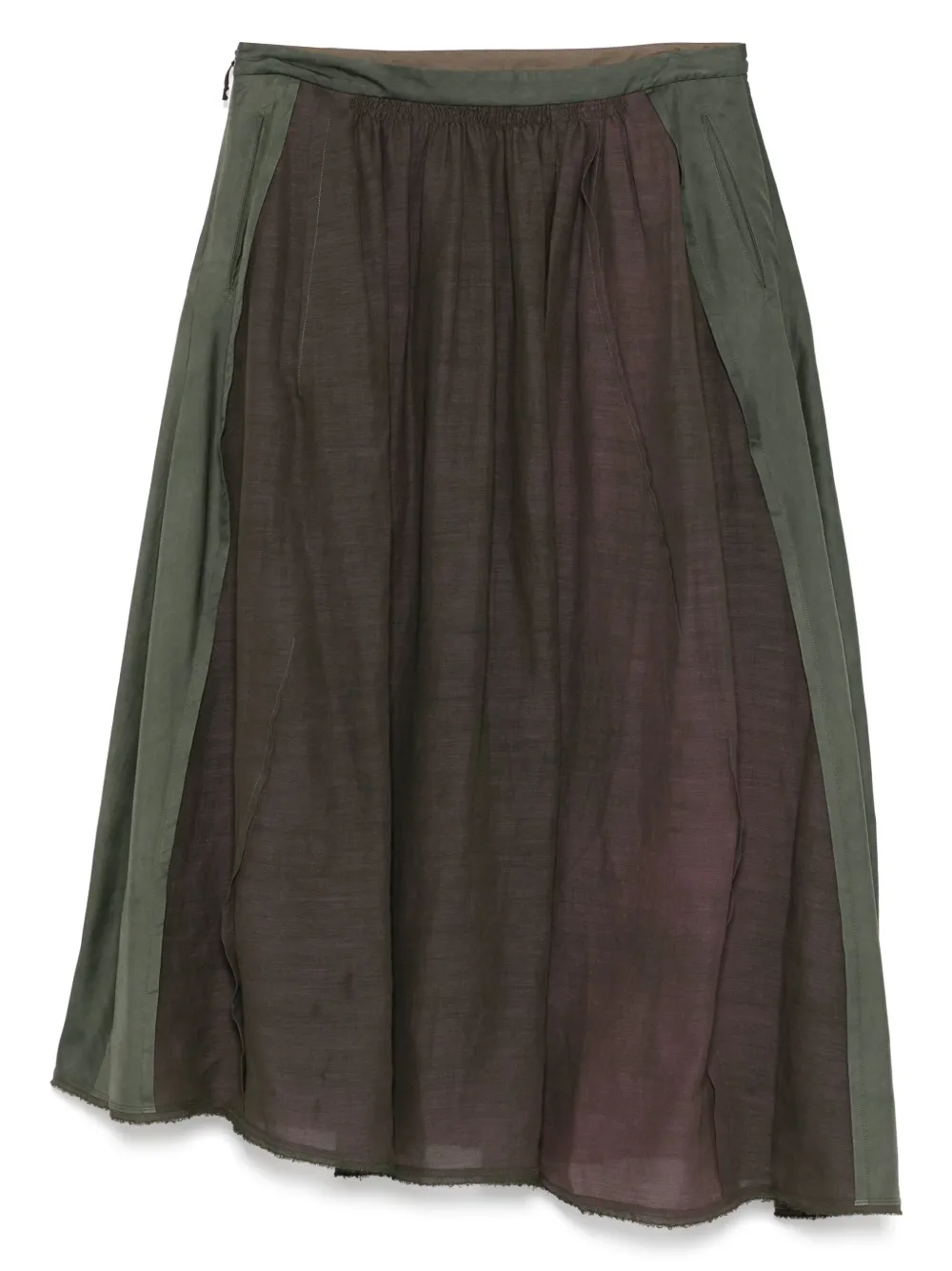 Ziggy Chen patchwork skirt | Grey | Image 1