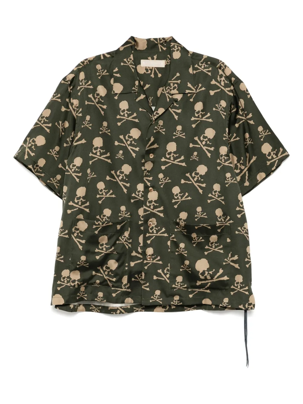 Mastermind World camisa con motivo Skull | verde | Image 1