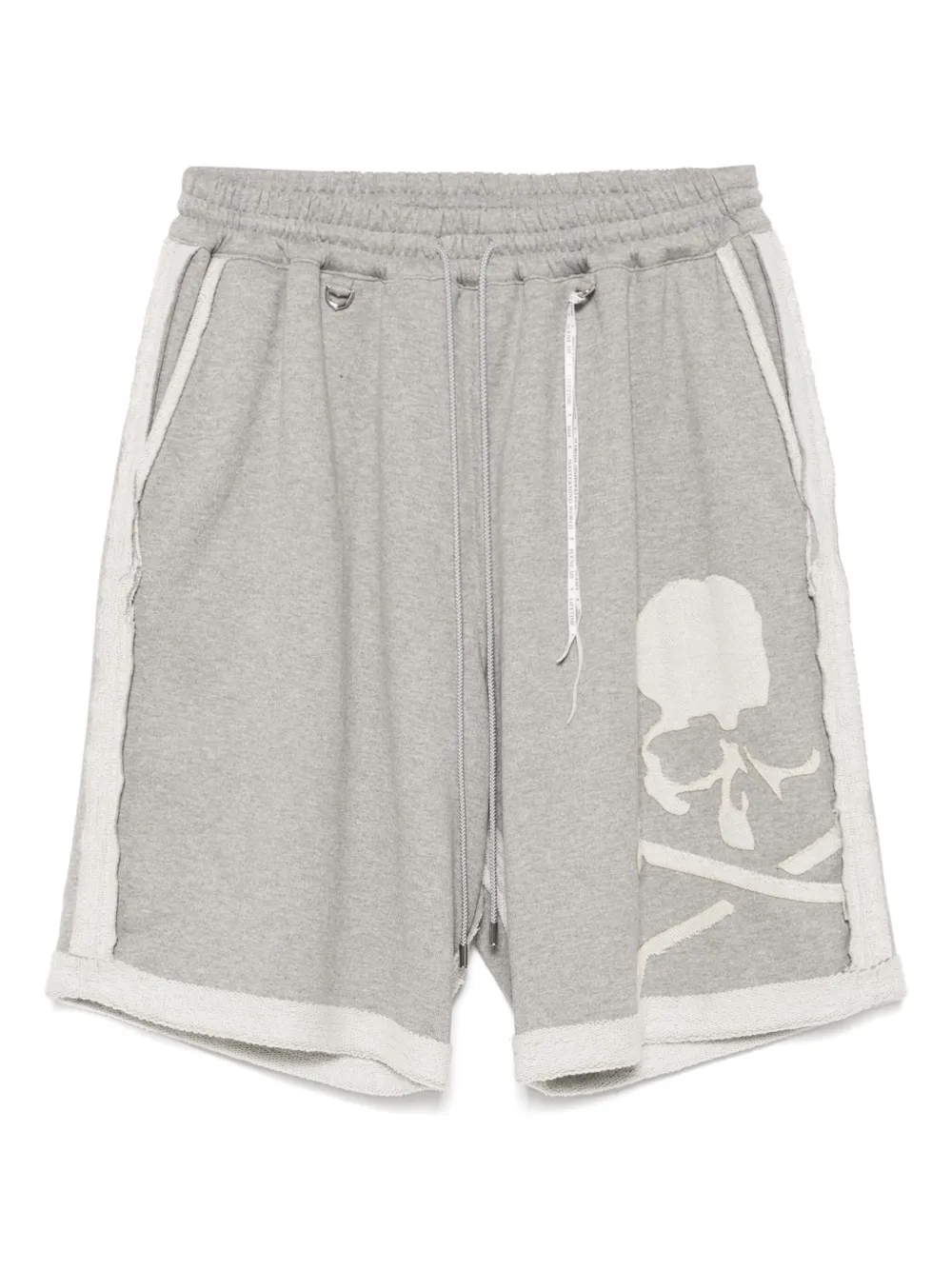Mastermind World cut-off track shorts | Grey | Image 1
