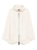Rundholz zip-up hoodie - White