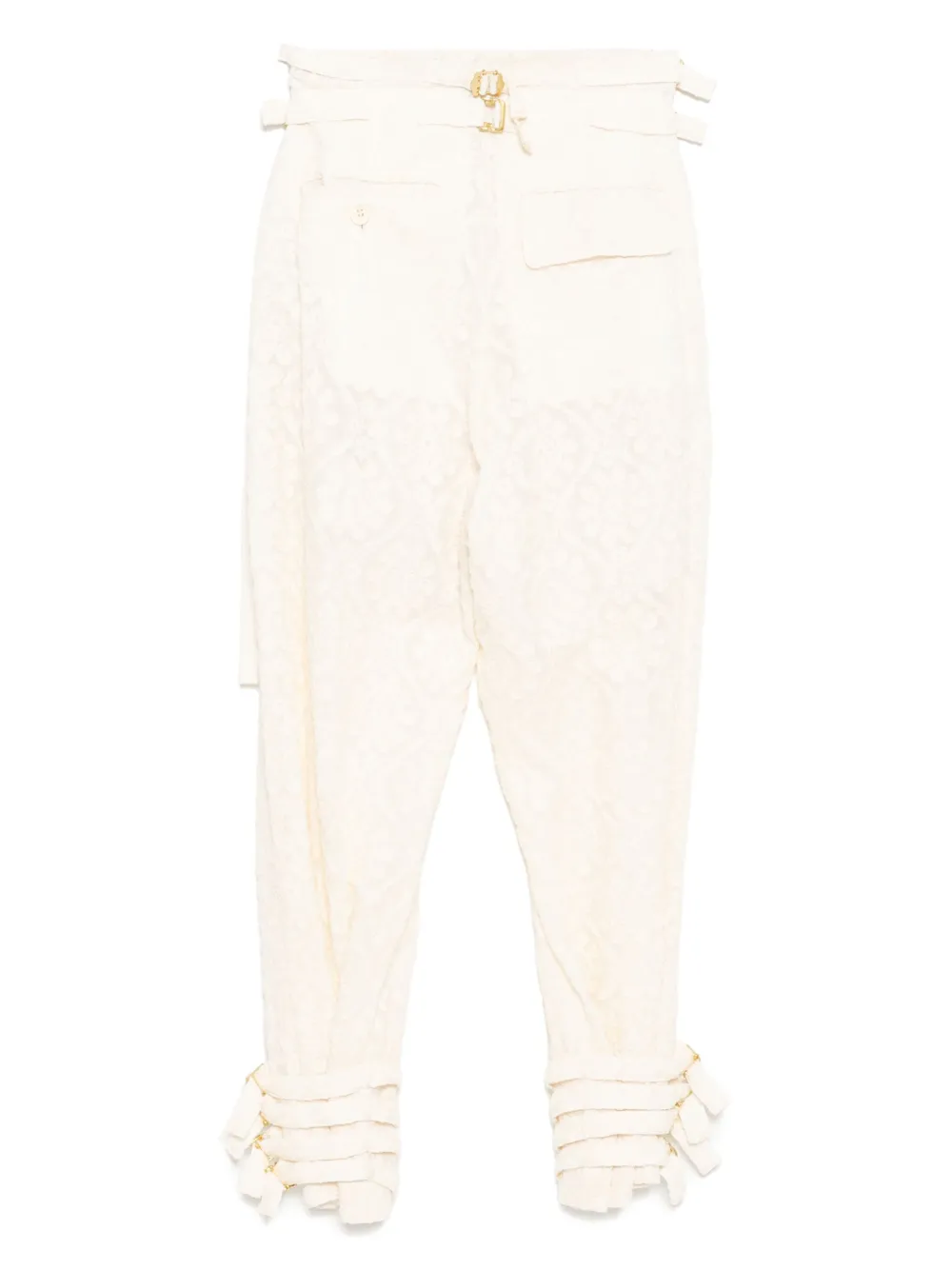 Undercover Broek met borduurwerk - Beige