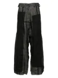 Rundholz linen trousers - Black