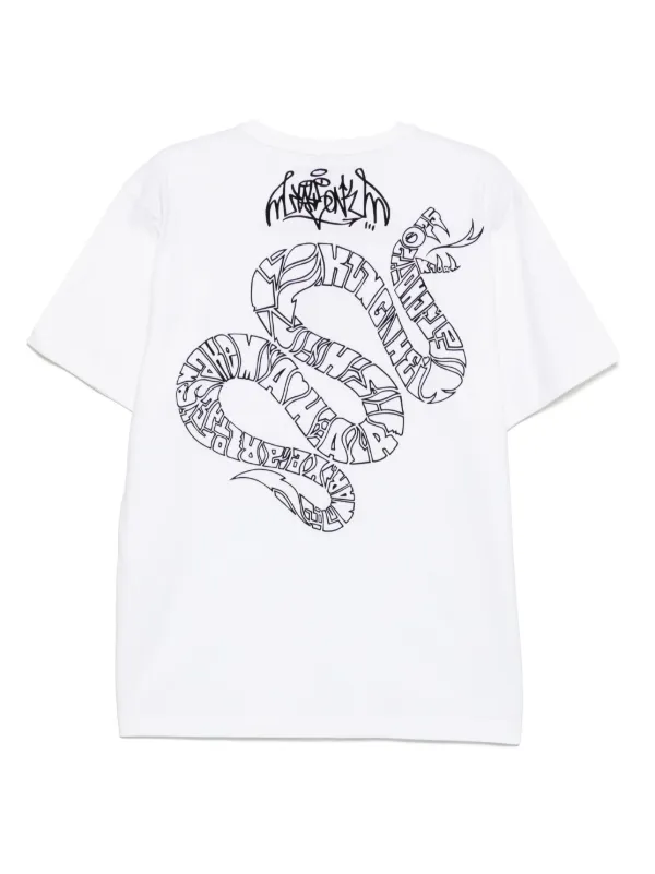 Maharishi 関税込 ケイの蛇年Tシャツ Maharishi Kay One Year Of The Snake Tシャツ | ホワイト