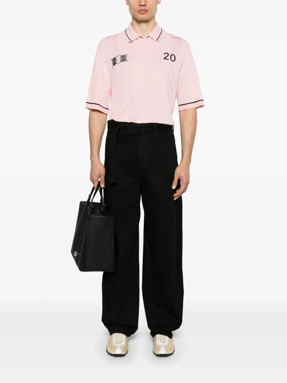 Jacquemus Le Polo Liga poloshirt - Roze