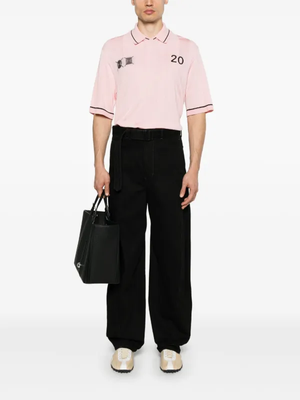 Jacquemus Le Polo Liga Polo Shirt | Pink | FARFETCH GE