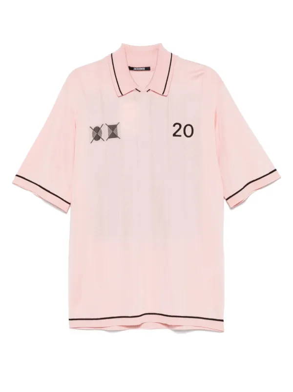 【JACQUEMUS】Le Polo Liga Short Sleeve Polo Shirt/送料込み 29371361_58392995_600.jpg