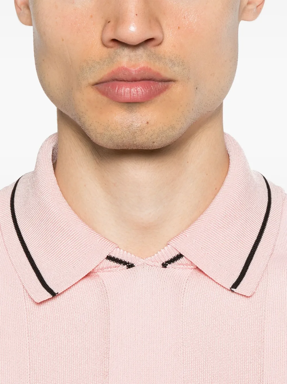 Jacquemus Le Polo Liga poloshirt Roze