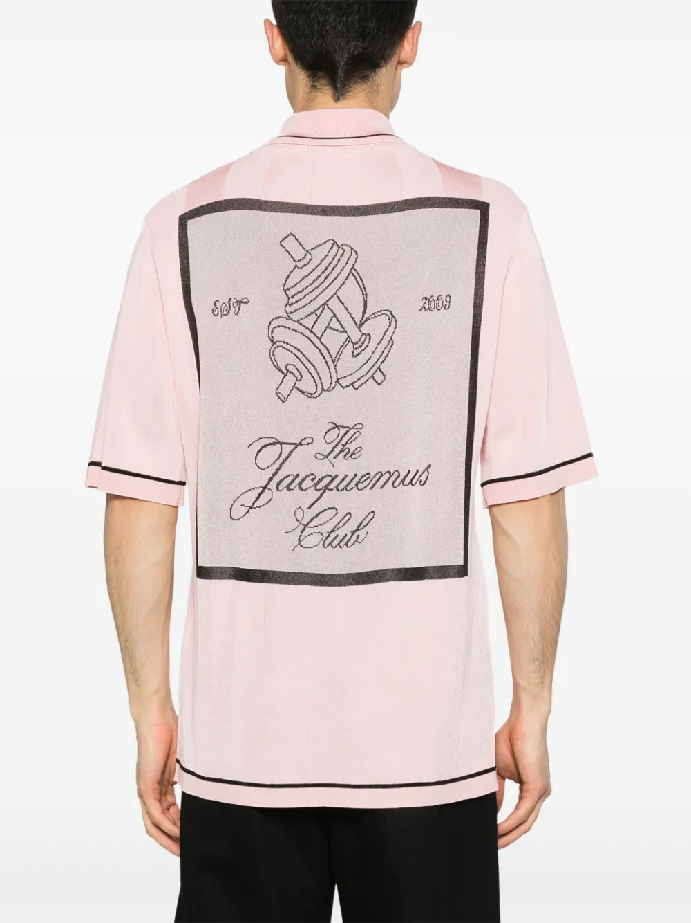 Jacquemus Le Polo Liga poloshirt Roze