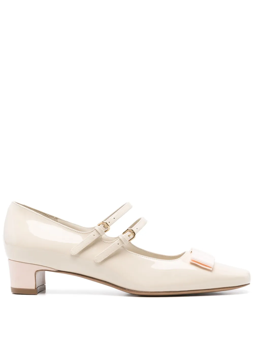 Ferragamo 30mm Rivella pumps Neutrals