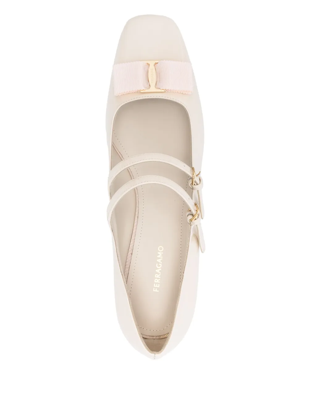 Ferragamo 30mm Rivella pumps Neutrals