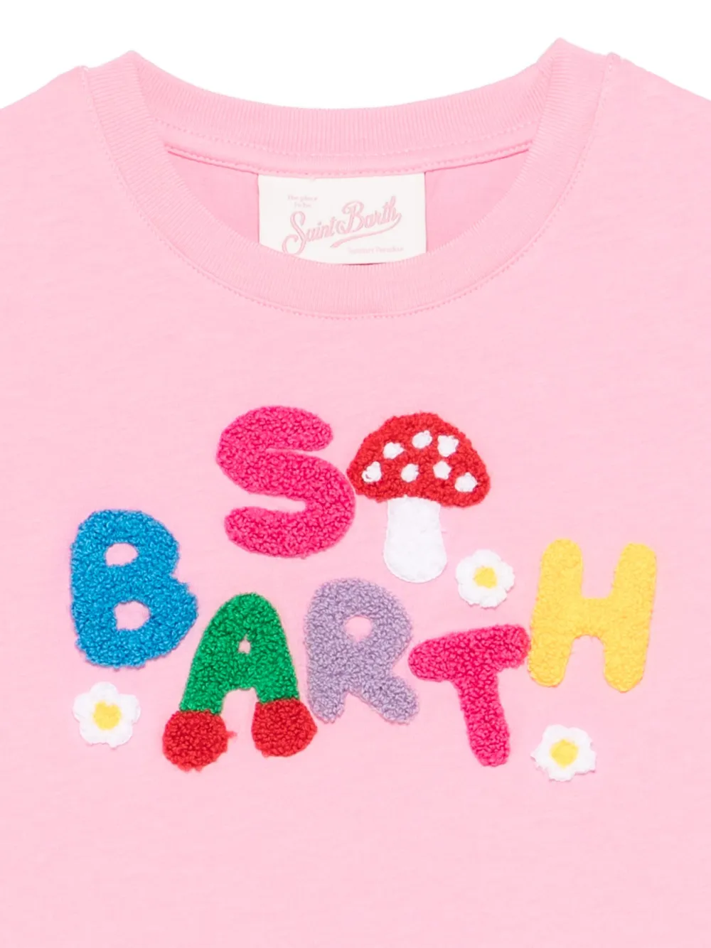 MC2 Saint Barth Kids Elly T-shirt Roze