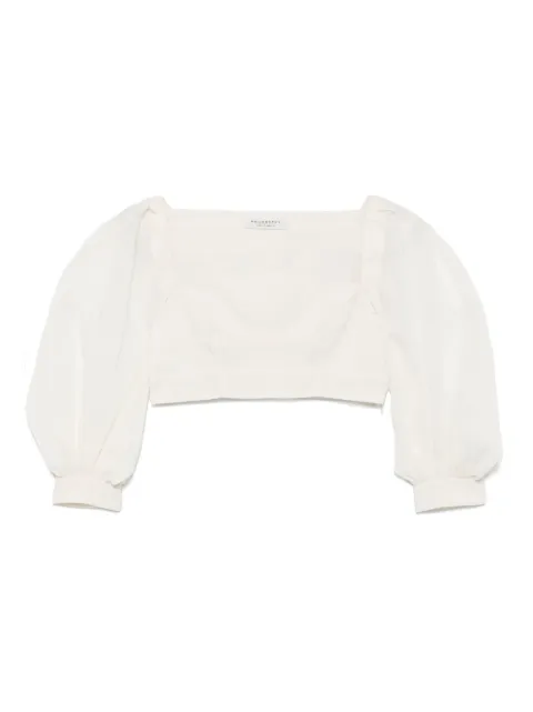 Philosophy Di Lorenzo Serafini voile crop top
