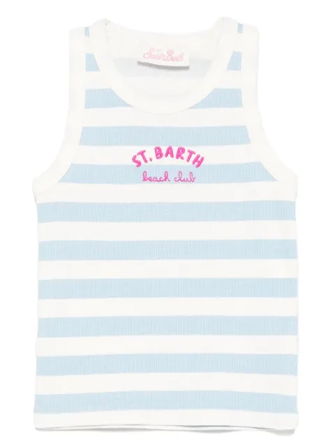 MC2 Saint Barth Kids Blue tank top