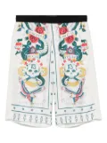 John Richmond graphic-print shorts - White