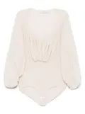 Philosophy Di Lorenzo Serafini draped bodysuit - Neutrals