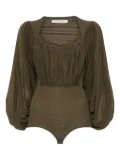 Philosophy Di Lorenzo Serafini draped bodysuit - Green