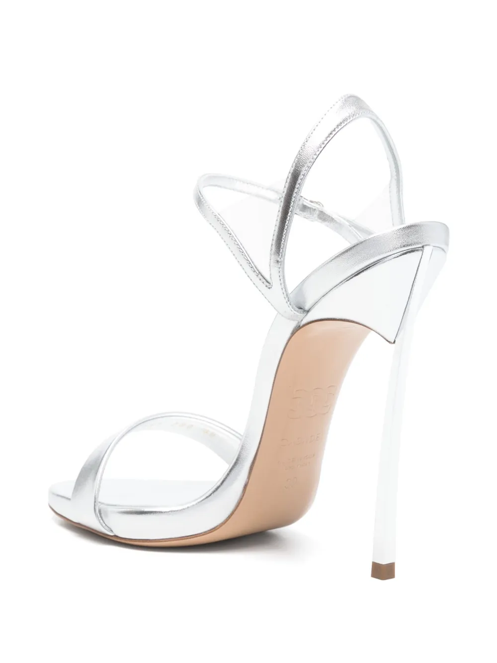 Casadei 130mm Marta sandals Silver