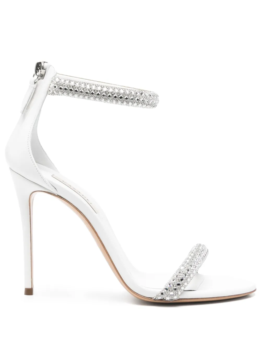 Casadei 100mm Julia sandals Wit