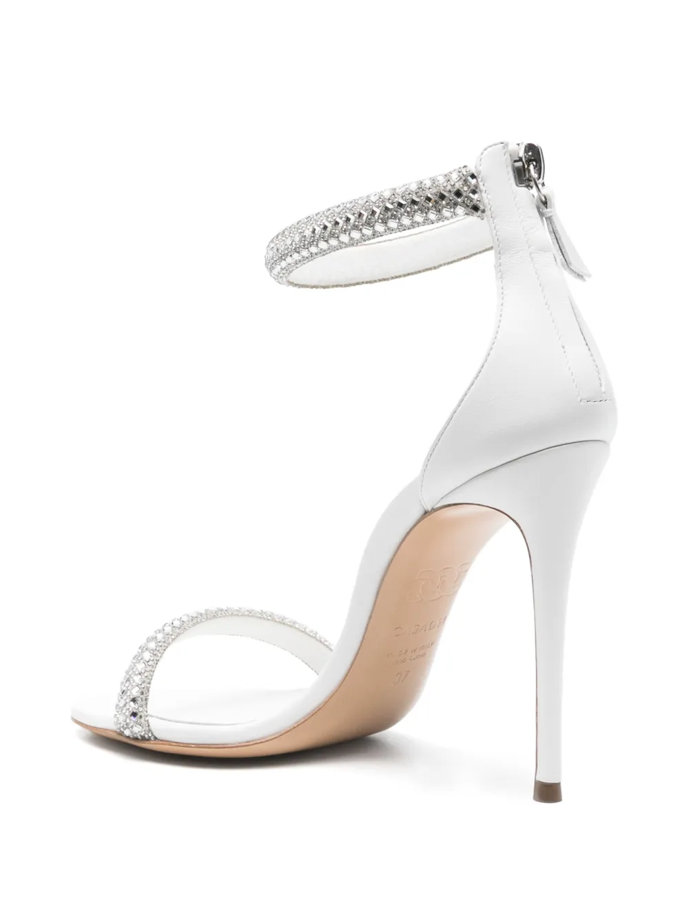 Casadei 100mm Julia sandals White