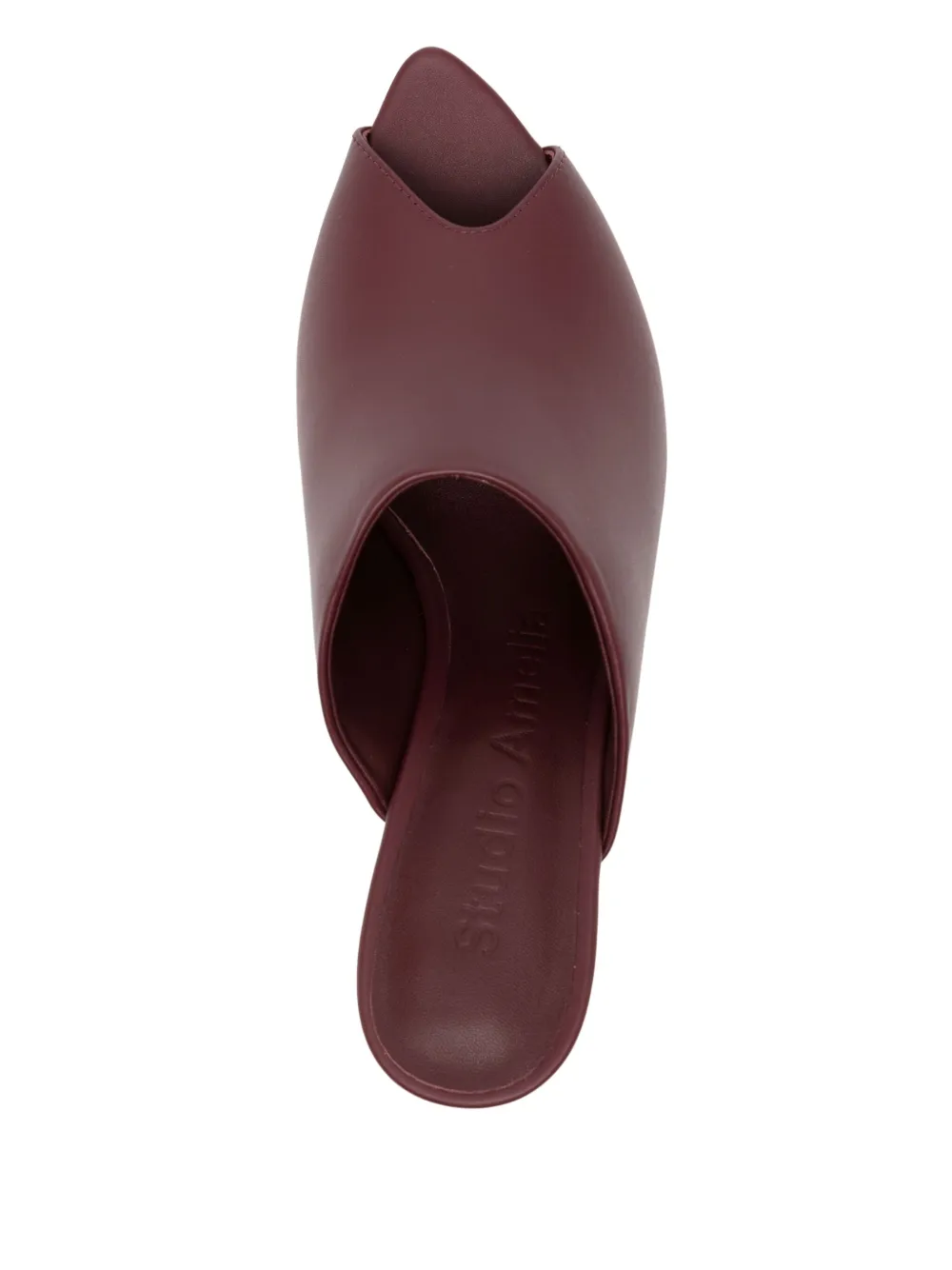 Studio Amelia 70mm Helix sandals Red