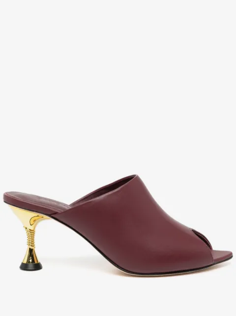 Studio Amelia Helix leather heeled sandals