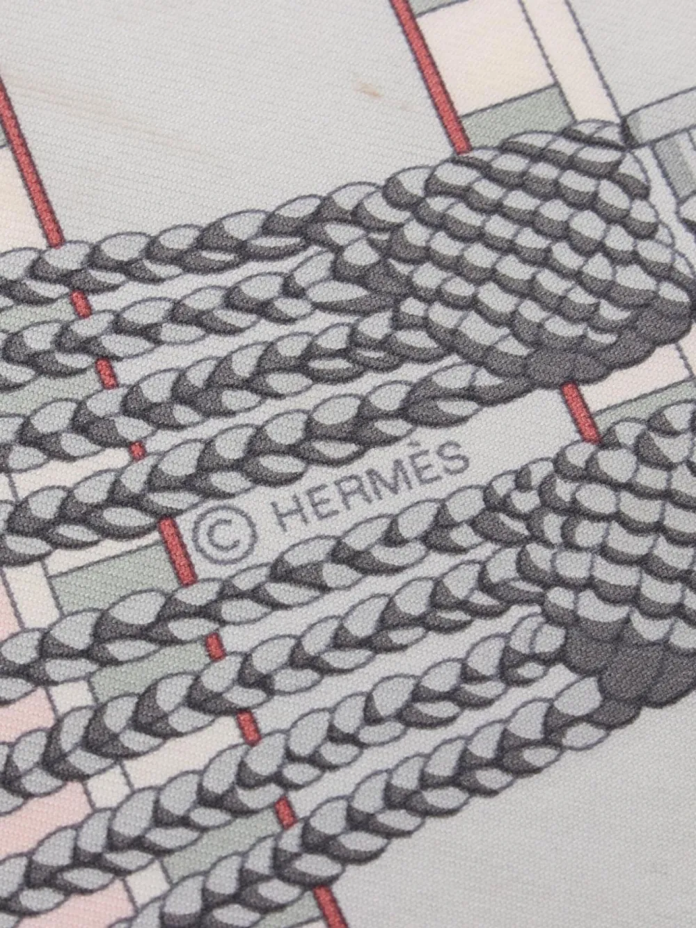 Hermès Pre-Owned 2000s Sangles En Zigzag scarf | Image 2