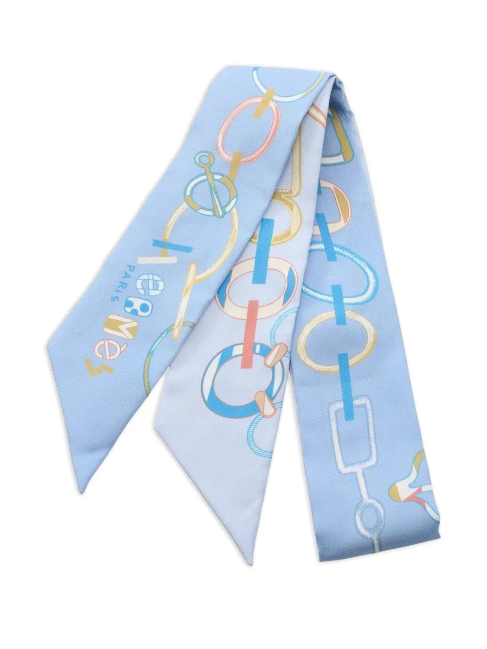 Hermès Pre-Owned 2010s Twilly Do Re Boucles scarf | Image 2