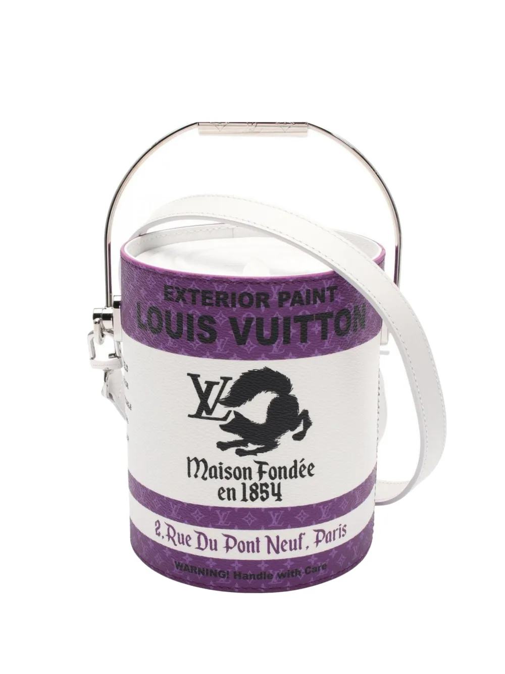 Louis Vuitton Pre-Owned 2021 Paint Can two-way handbag | White | Image 1