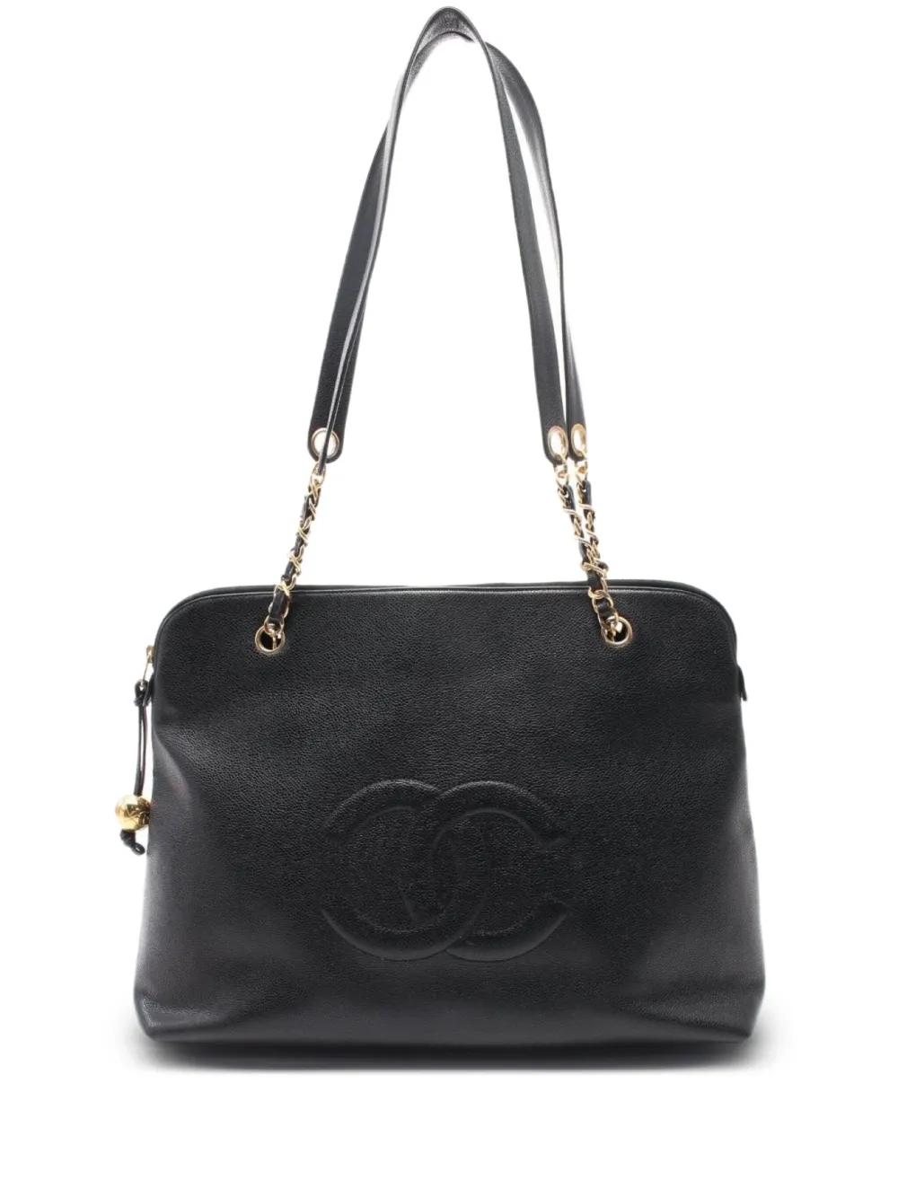 CHANEL Pre-Owned 1994-1996 ココマーク ショルダーバッグ - ブラック CHANEL Pre-Owned 1994-1996 ココマーク ショルダーバッグ - ブラック