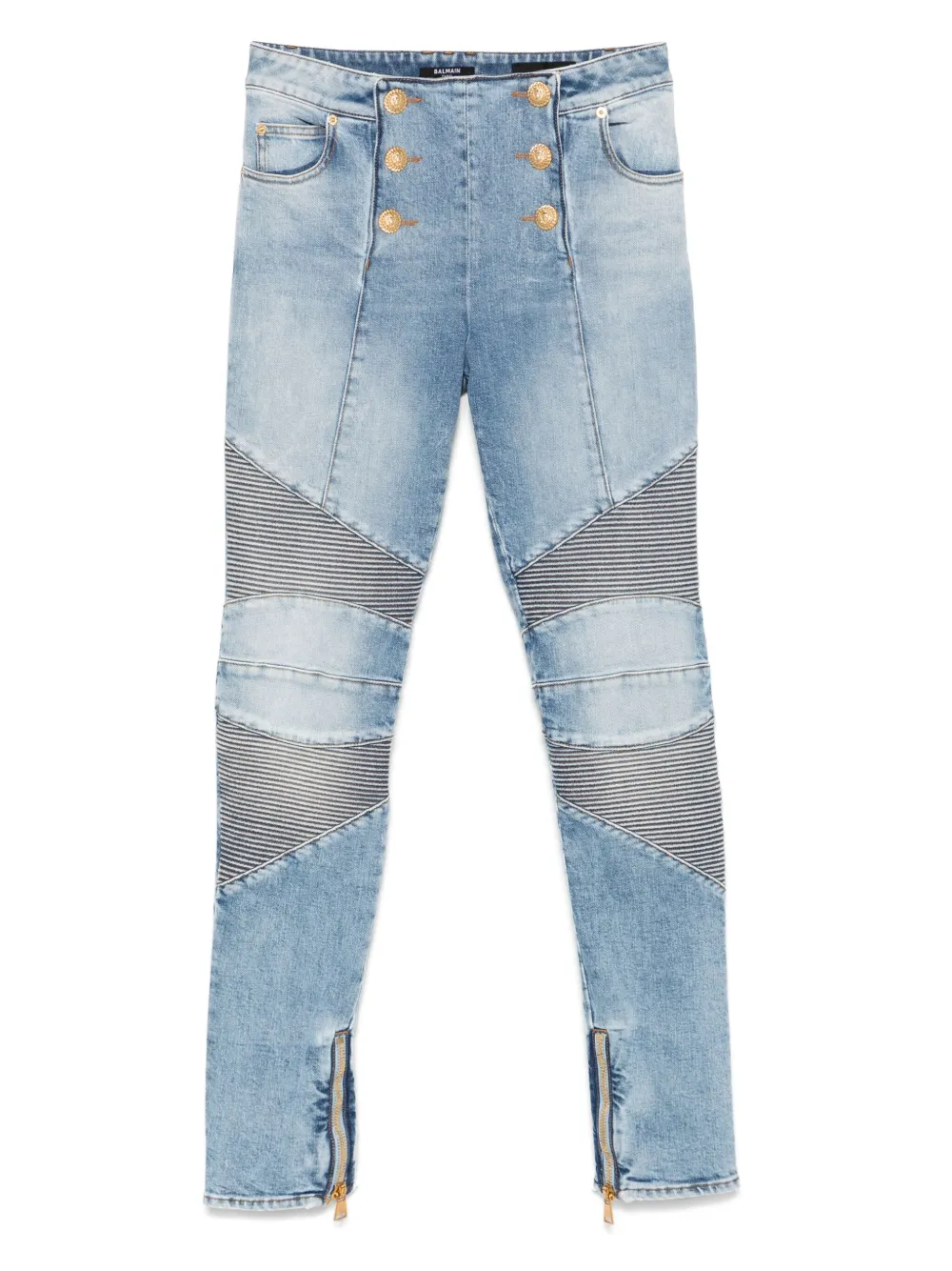 panelled jeans