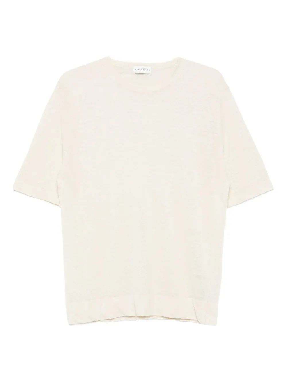 Ballantyne Linnen T-shirt Beige