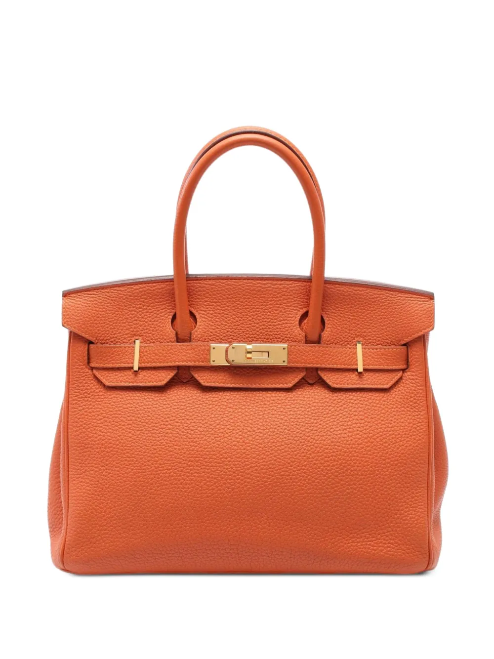 Hermès Pre-Owned 2014 バーキン 30 バッグ - オレンジ Hermès Pre-Owned 2014 バーキン 30 バッグ - オレンジ
