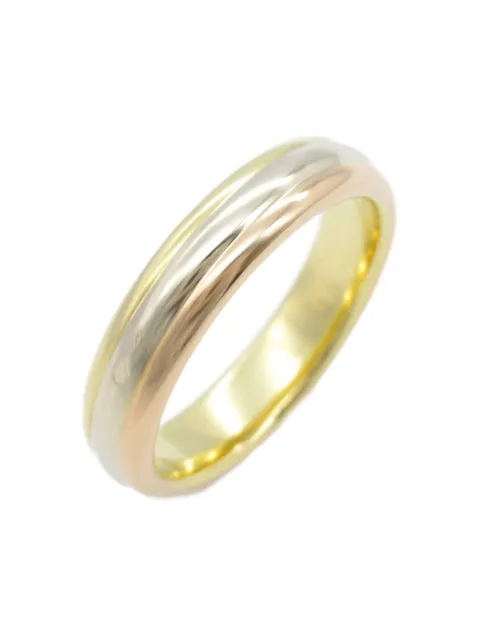 Cartier 2010s pre-owned 18kt gold Vendome Louis ring 