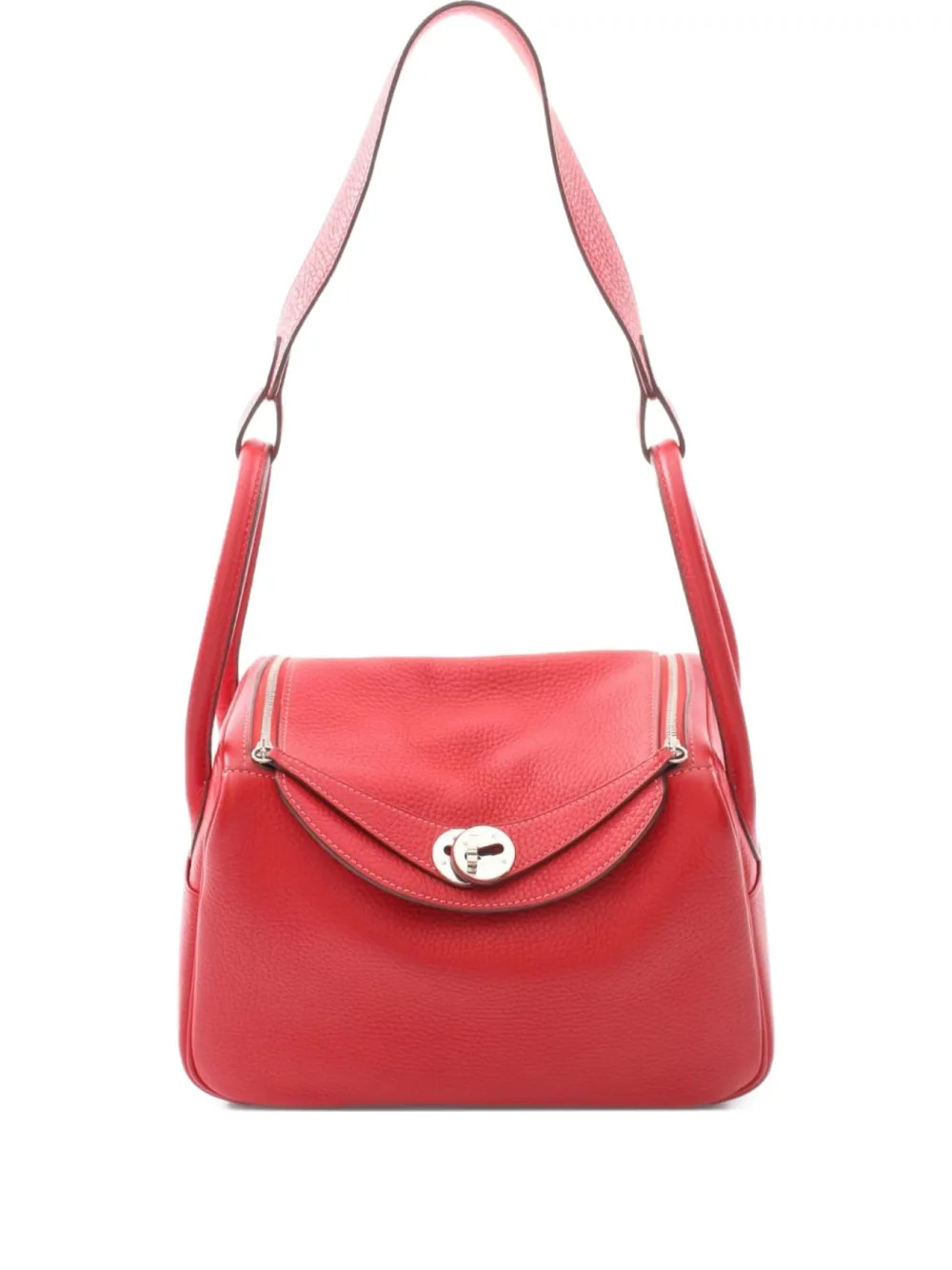 Hermès Pre-Owned 2012 リンディ 26 ショルダーバッグ - レッド Hermès Pre-Owned 2012 リンディ 26 ショルダーバッグ - レッド