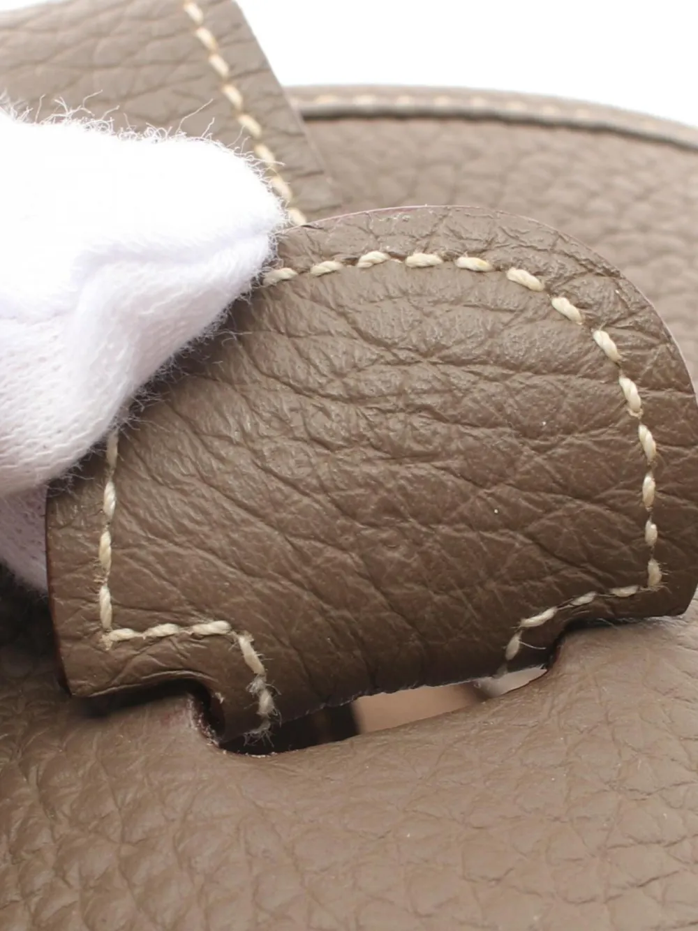 Pre-owned Hermes 2011 Evelyne Iii Gm Shoulder Bag In Brown