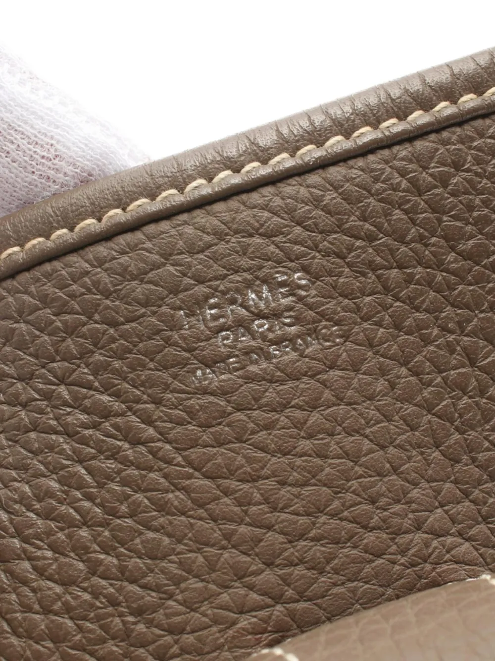 Pre-owned Hermes 2011 Evelyne Iii Gm Shoulder Bag In Brown