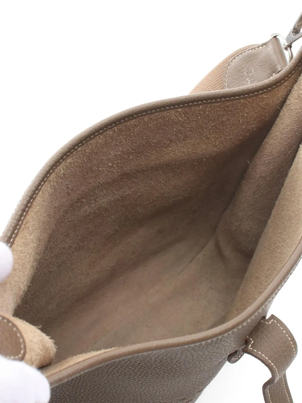 Pre-owned Hermes 2011 Evelyne Iii Gm Shoulder Bag In Brown