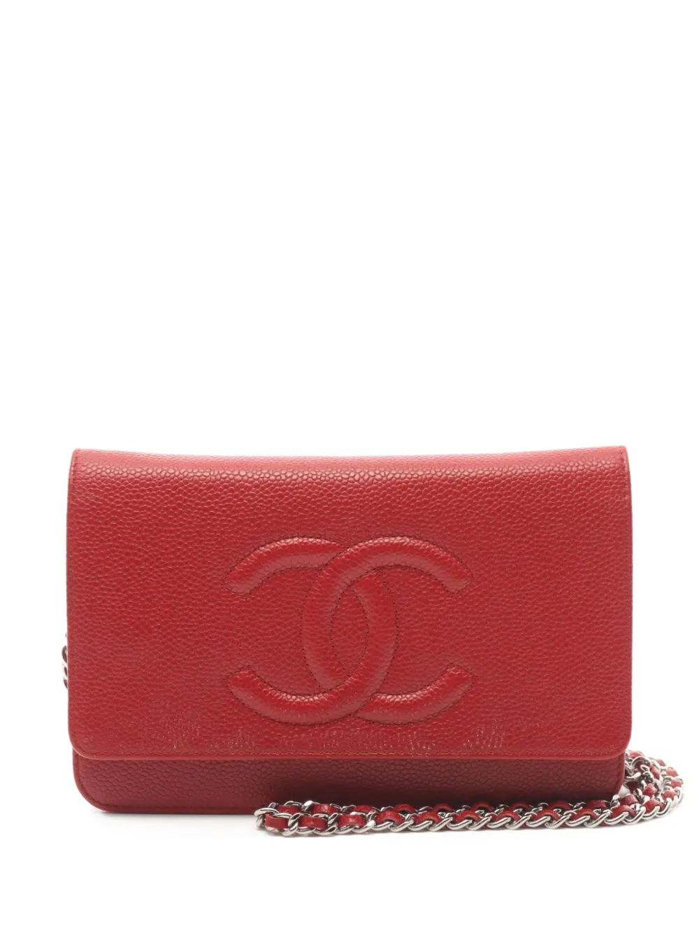 CHANEL Pre-Owned 2011 Interlocking C clutch bag | Red | Image 1