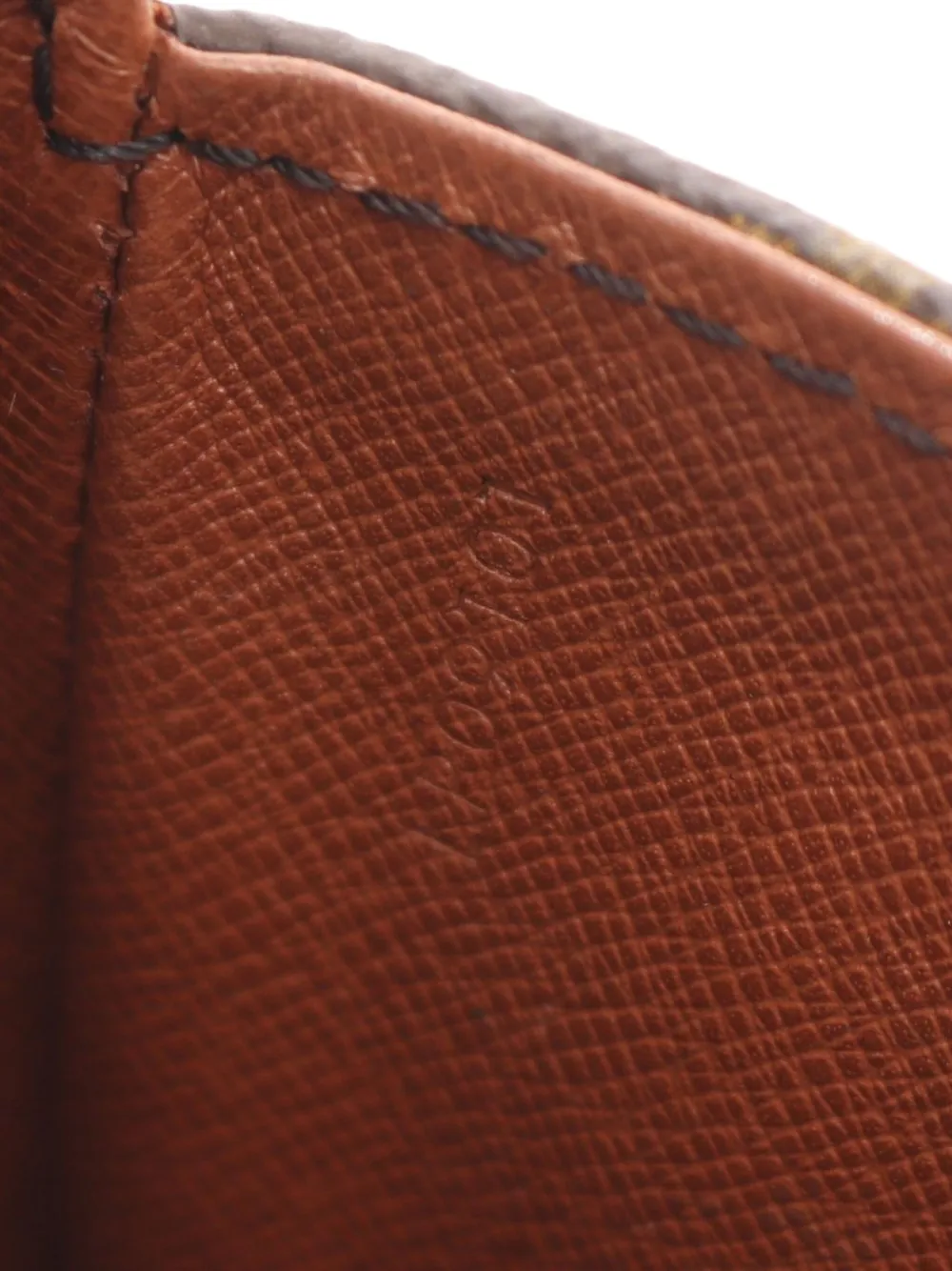 Pre-owned Louis Vuitton 1990 Sun Crew Pm Shoulder Bag In Brown