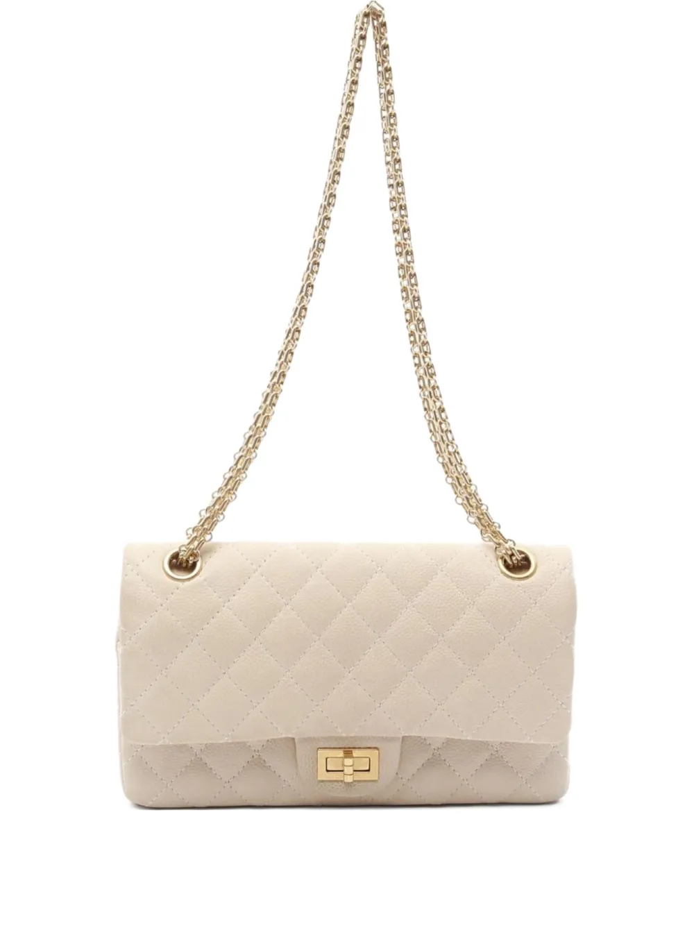 CHANEL Pre-Owned 2012-2013 2.55 リイシュー ショルダーバッグ - ニュートラル CHANEL Pre-Owned 2012-2013 2.55 リイシュー ショルダーバッグ - ニュートラル